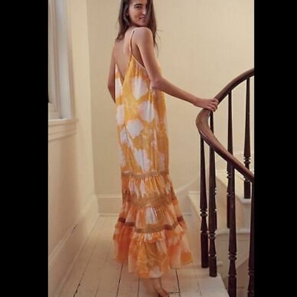 Free People Intimately Make Your Move Maxi Slip Dress Size M - Picture 3 of 10